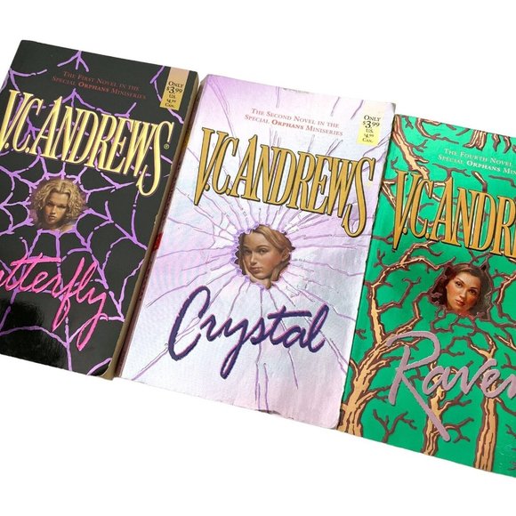 Lot Of 3 VC Andrews ORPHANS Mini Series Gothic Horror- Books 1,2,4 - Picture 2 of 7